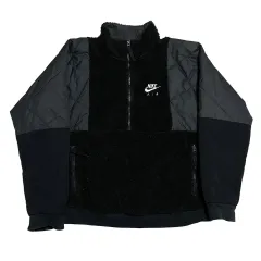 XXL ナイキ エア ブラック ハーフジップ フリース