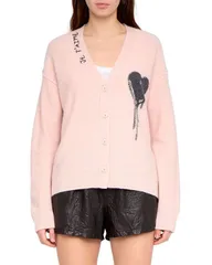 ザディグ エ ヴォルテール レディース アウター カーディガン Zadig Voltaire Mirkaz Cashmere Cardigan Pearlyのサムネイル