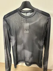（新品）ZARA シースルー ロングスリーブ
