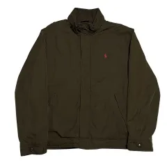 L ポロラルフローレン ブラウン キルティング ジャケット