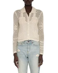 ザディグ エ ヴォルテール レディース アウター カーディガン Zadig Voltaire Voltyz Crochet Cardigan Ecru エクリュのサムネイル
