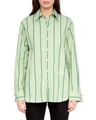 더 디그 에 볼테르 레이디스 탑스 셔츠 Zadig Voltaire Morning Shirt Anis