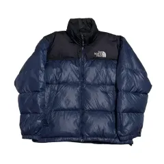 100 THE NORTH FACE ザノースフェイス 700 Nuptse(ヌプシ) ブルー ダウン