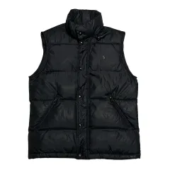 S ポロ ラルフ ローレン ブラック ダウン ベスト