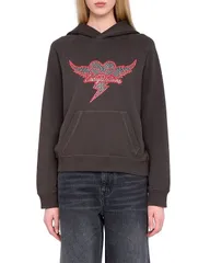 ザディグ エ ヴォルテール レディース アウター パーカー・スウェット Zadig Voltaire Georgy Embellished Hoodie Carboneのサムネイル