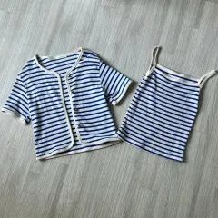 半袖ジャケット + ノースリーブ セット 出品