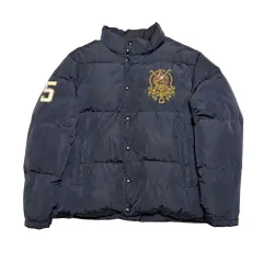 L POLO RALPH LAUREN ポロラルフローレン 刺繍 ダウン ジャケット