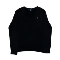 XL POLO RALPH LAUREN(ポロラルフローレン) レディース ケーブル Vネック ニット
