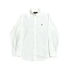 M ポロラルフローレン クラシックフィット 白 シャツ
