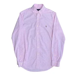 S POLO RALPH LAUREN クラシックフィット ピンク チェックシャツ