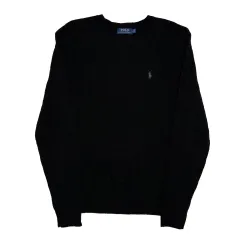 M ポロラルフローレン ケーブル ウール カシミア ブレンド ニット