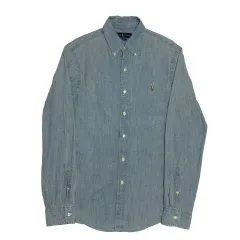 S ポロラルフローレン スリムフィット シャンブレー シャツ