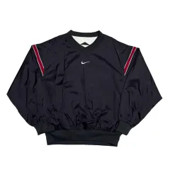 L NIKE ミッド スウッシュ ブラック ウォームアップ