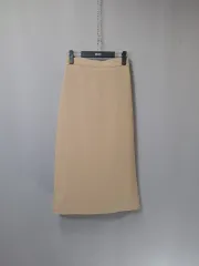 後ろウエストバンド ロングスカート 3578