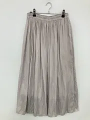 UNIQLO ユニクロ ロングスカート M ウエスト63-69cm ヒップ88-94cm グレー