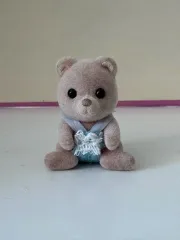 廃盤)オールド)シルバニアファミリー 水玉クマ 赤ちゃん