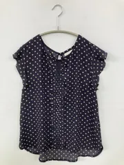 DRESKIP ドレスキップ シャツ/ブラウス M ネイビー