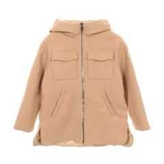 モンクレール MONCLER ダウンジャケット GOUET キッズ フード付き 切替 1A00074 ウール ナイロン GOUET キッズダウンジャケット レディース Used A