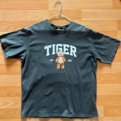 クマ 虎 半袖T オーバーサイズ
