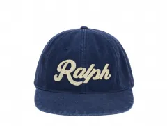 ポロラルフローレン アプリケ ツイル ボール キャップ ニューポート ネイビー