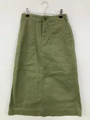 UNIQLO ユニクロ ロングスカート M  ウエスト63-69cm   ヒップ88-94cm グリーン