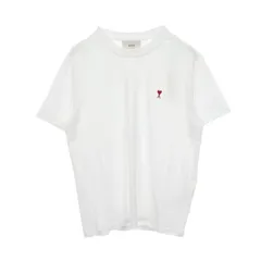 アミ AMI 半袖Tシャツ AMI DE COEUR UTS035.724M ホワイト コットン Tシャツ ユニセックス 新品のサムネイル
