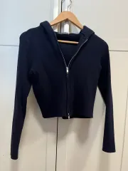 ブランディー メルビル ネイビー ニット ジップアップ