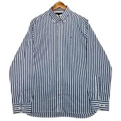 L トミーヒルフィガー ストライプ シャツ (ONE万円ショップ)