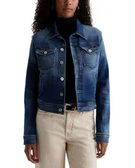 エージー レディース アウター ジャケット・ブルゾン クロップド デニム AG Robyn Denim Cropped Jacket 9 Years Enhancement デニムのサムネイル