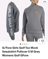 G FORE レディース ゴルフ トレーニングウェア セット グレー XS