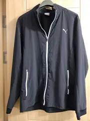 PUMA ブラック ジップアップ トレーナー ジャケット