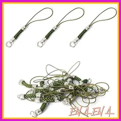 ストラップ 紐 20個 根付 ストラップ パーツ キーホルダー 紐 キーホルダー 組紐 紐だけ DIY パーツ 手芸 材料 手作り 紐だけ みるいろ 1