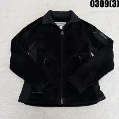 S コロンビア チタン レディース フリース ジップアップ ジャケット ブラック 0309(3)