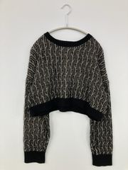 LOWRYS FARM ローリーズファーム ニット/セーター F ブラック