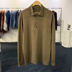 100 NIKE GOLF カラーTシャツ カーキ