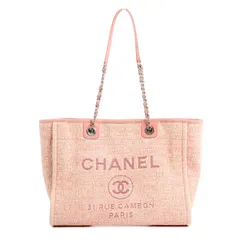 CHANEL シャネル トートバッグ ドーヴィルショッピングバッグ A67001