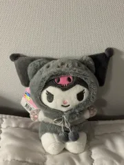 新品) サンリオ クロミ 猫 ぬいぐるみ キーホルダー バッグハンガー