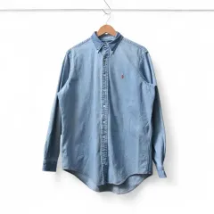 00S ポロラルフローレン デニム シャツ L M0119