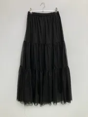 ロングスカート F ブラック