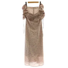 スナイデル SNIDEL 24SS バリエプリントワンピース 半袖 ロング 1 紫 パープル ピンク /SS ■OS ■SH