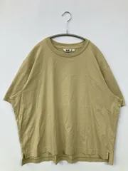 UNIQLO U ユニクロユー Tシャツ/カットソー XL ベージュ