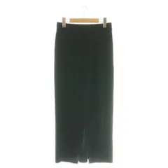 スローブ イエナ SLOBE IENA  ウォッシャブルミラノリブタイトスカート ニットスカート 38 黒 /CX ■OS