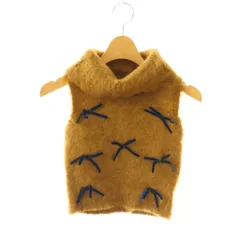 ダーリッチ Darich 24SS リボンデザインニットトップス セーター ノースリーブ F キャメル /HK ■OS