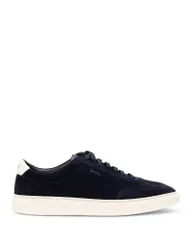 ボス メンズ シューズ スニーカー レース Hugo Boss Mens Kieran Lace Up Low Top Sneakers Dark Blue ブルー