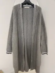 르베이지 LEBEIGE カシミア100% モヘア カーディガン ロング丈 高級LINE