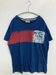 HILFIGER DENIM ヒルフィガーデニム Tシャツ/カットソー M ブルー