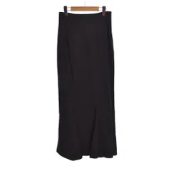 スナイデル SNIDEL 24SS ハイウエストマーメイド スカート 黒1 ■FY