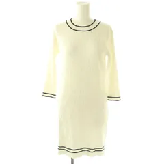 ジルバイジルスチュアート JILL by JILLSTUART 24SS モノグラムニットワンピース プルオーバー F 白 黒 /CX ■OS