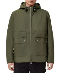 オールセインツ メンズ アウター ジャケット・ブルゾン リラックスフィット フーデッドジャケット ALLSAINTS Morton Relaxed Fit Hooded Jacket Khaki Grのサムネイル