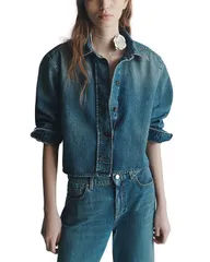 マレーラ レディース アウター ジャケット・ブルゾン Marellalfredo Jacket Blue Jeans ブルーのサムネイル
